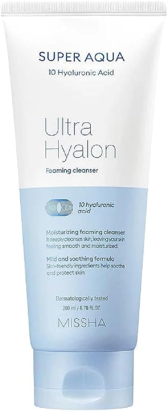 Missha Super Aqua Ultra Hyalron Cleansing Foam 150 ml