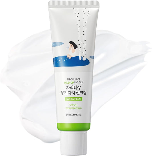ROUND LAB Birch Juice Mild-up Sunscreen SPF 50+ PA++++, 50 ml