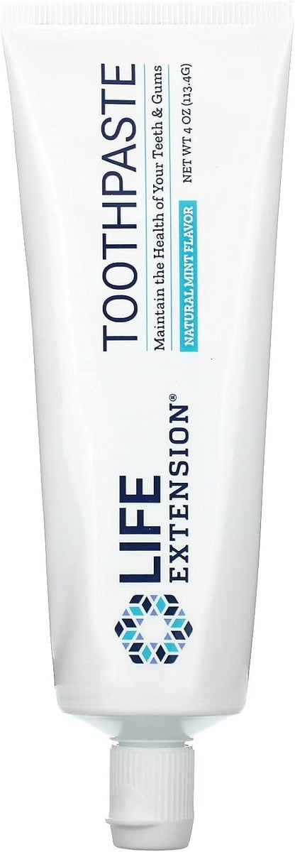 Life Extension Natural Mint Toothpaste, 4 fl oz