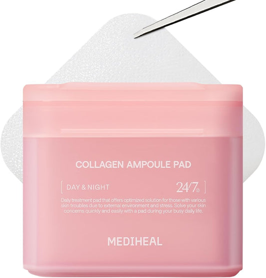 Mediheal Collagen Ampoule Toner Pads, 100 Count
