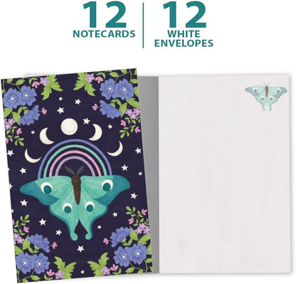 Tree-Free Greetings Lunar Moth All Occasion Notecards 4 x 6 Inch, Pack of 12 - view 5