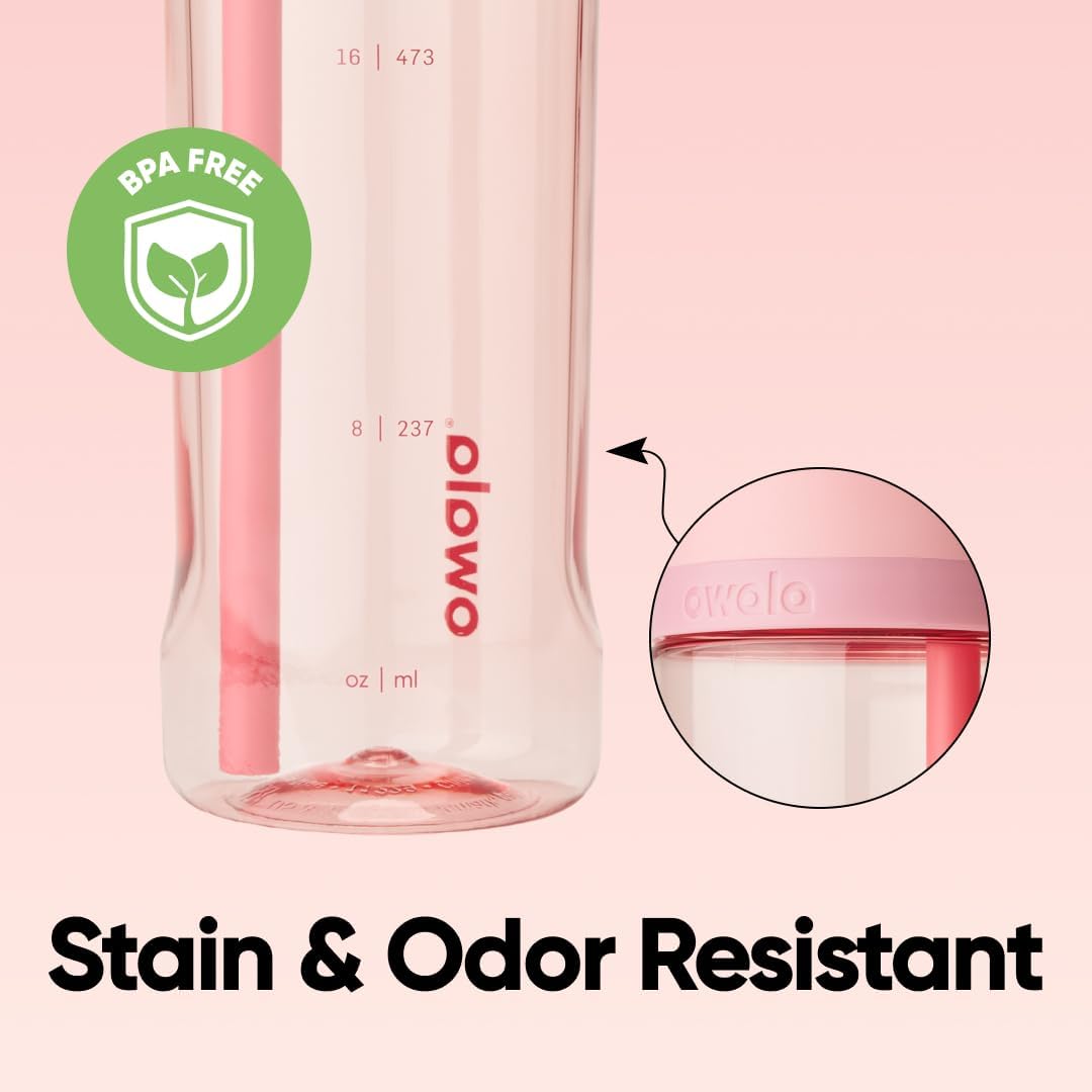 Owala FreeSip Tritan Water Bottle 25oz, Rose Quartz - view 6
