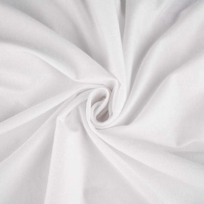 SheetWorld Round Cot Sheet, Solid White Jersey Knit, 42 x 42 in - view 3