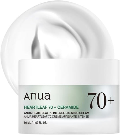 Anua Heartleaf 70 Intense Calming Cream with Ceramide & Panthenol 50ml