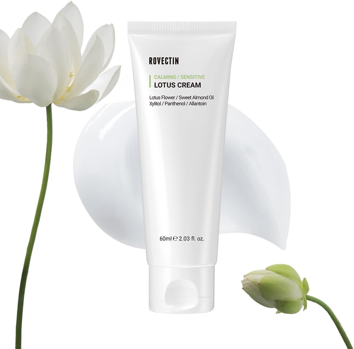 Rovectin Lotus Water Cream Face Moisturiser 60 ml (2 fl oz) — product view