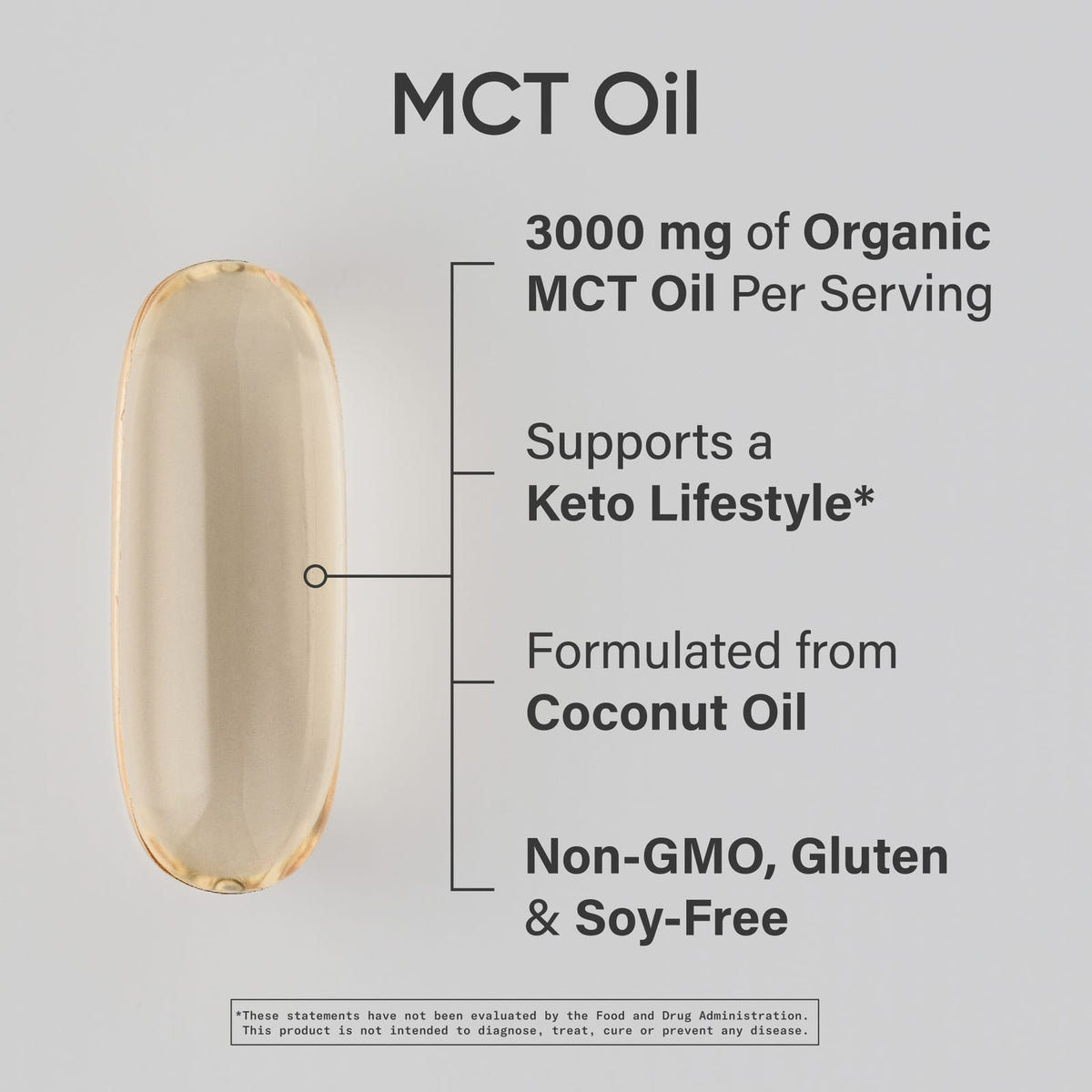 Sports Research MCT Oil, 1,000 mg, 120 Softgels - view 3