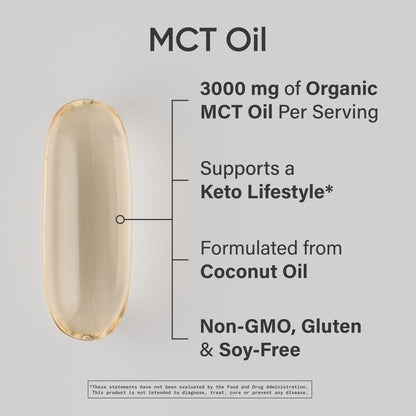 Sports Research MCT Oil, 1,000 mg, 120 Softgels - view 3