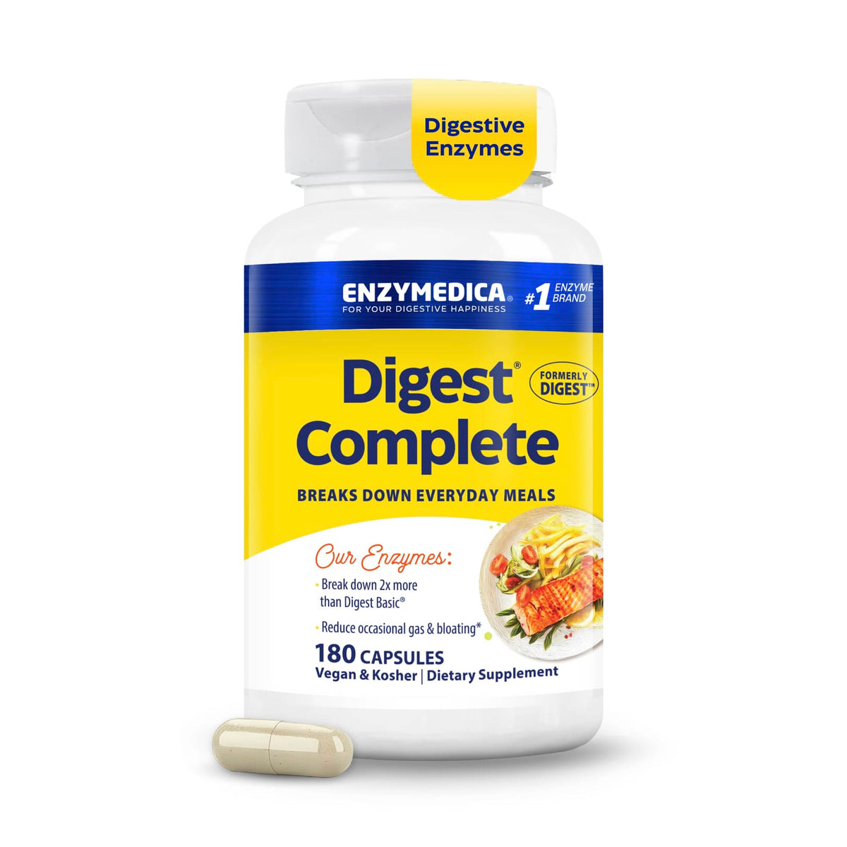 Enzymedica Digest Complete, 180 Capsules - view 3