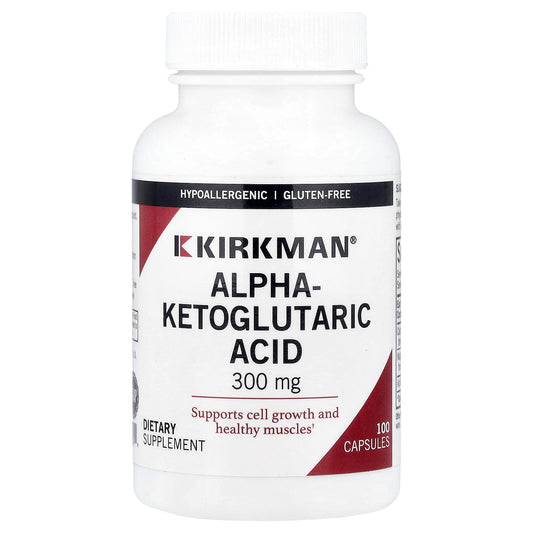 Kirkman Labs Alpha-Ketoglutaric Acid, 100 Capsules