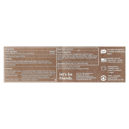 Hello Kids Fluoride Toothpaste, Unicorn Sparkle, Ages 2+, Bubble Gum, 119 g - view 3
