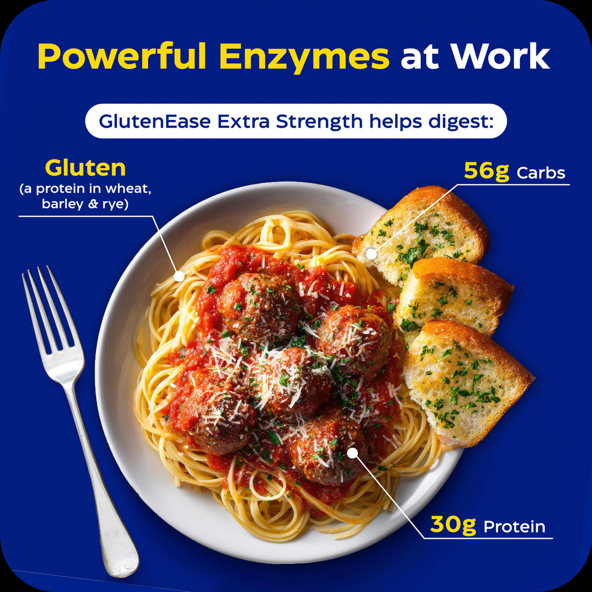 Enzymedica GlutenEase Enzyme Capsules, Extra Strength, 30 Capsules - view 6