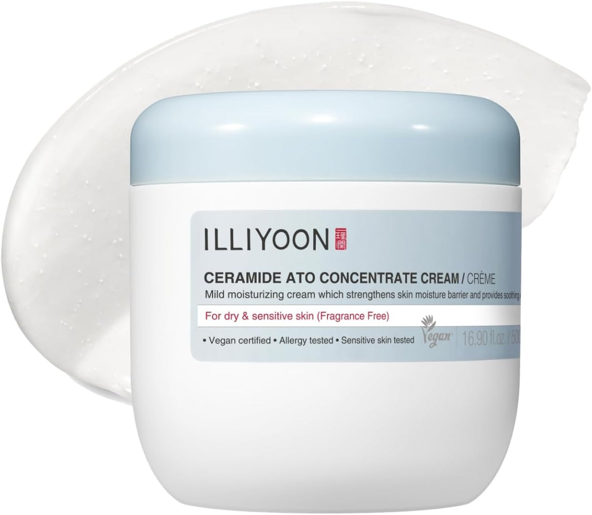 ILLIYOON Ceramide Ato Concentrate Cream 500 ml (16.9 fl oz) — product view