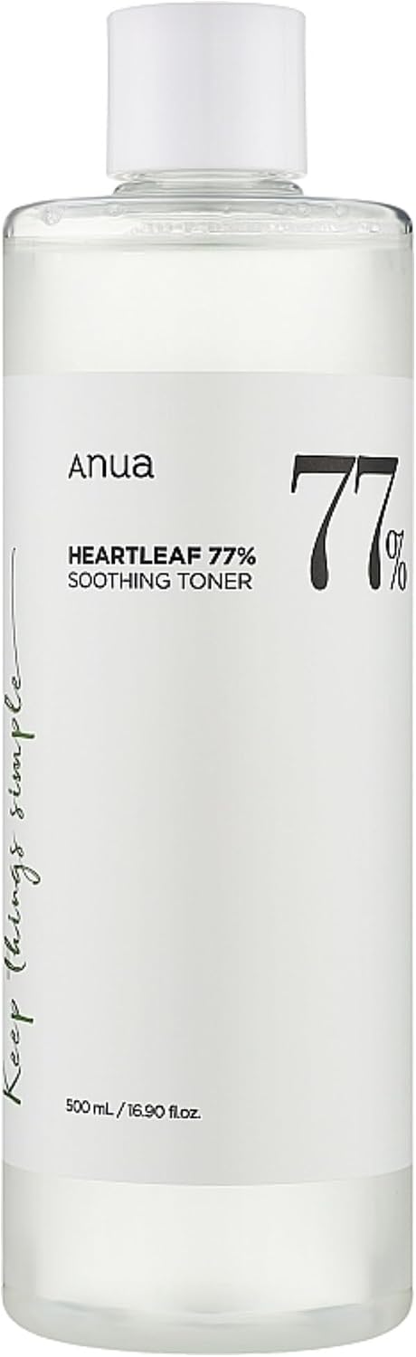 Anua Heartleaf 77% Soothing Toner 500 ml (16.9 fl oz) — alternate product view