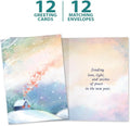 Tree-Free Greetings New Year Cards, Luminous Love, 12.7 x 17.8 cm (5 x 7 In), Pack of 12