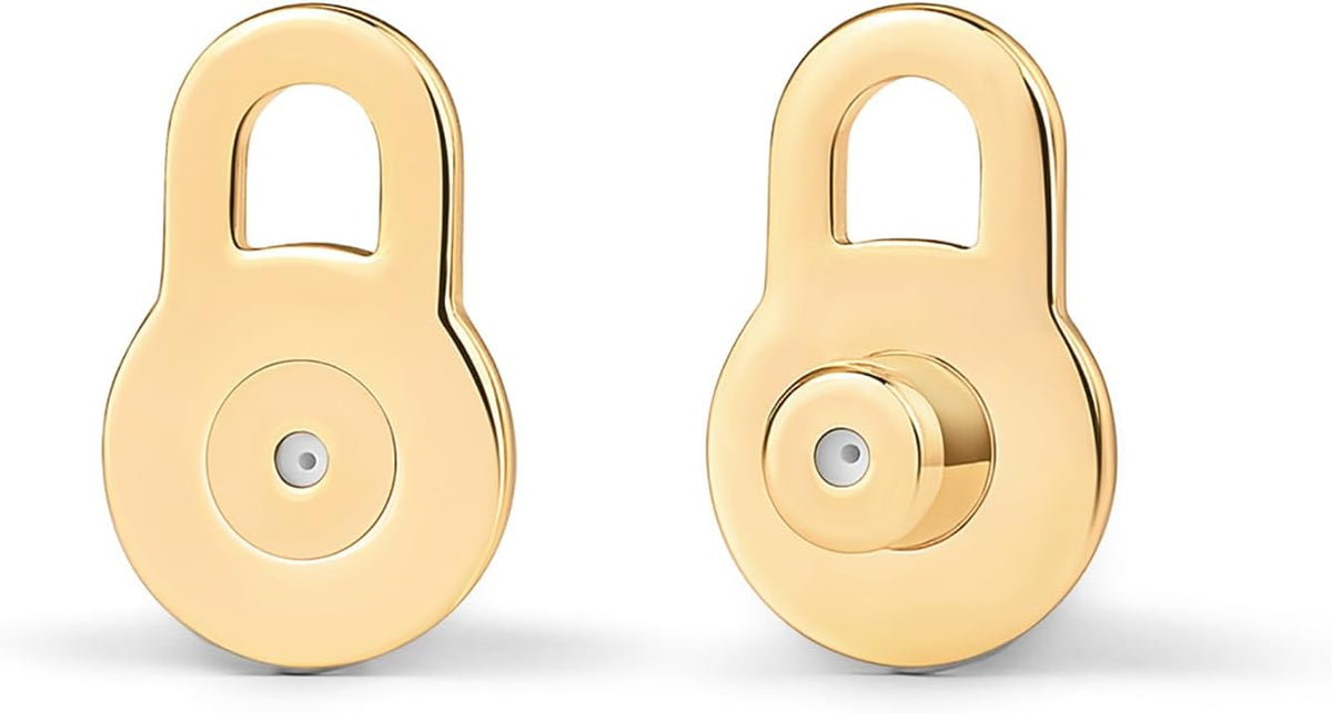 PAVOI 14K Gold Plated Lobe Lifters Earring Backs, Yellow Gold