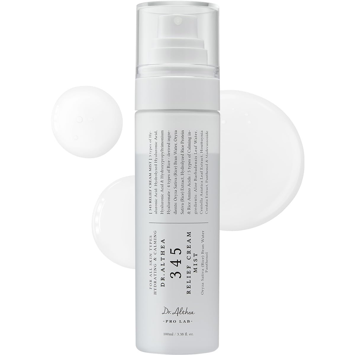 Dr.Althea 345 Relief Cream Mist 100 ml (3.38 fl oz) — product view