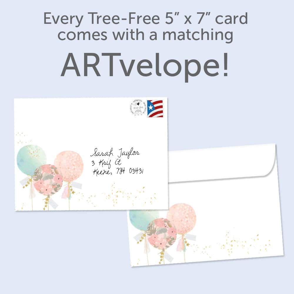 Tree-Free Greetings Engagement Greeting Cards 5 x 7 Inch, Pack of 2 - view 3