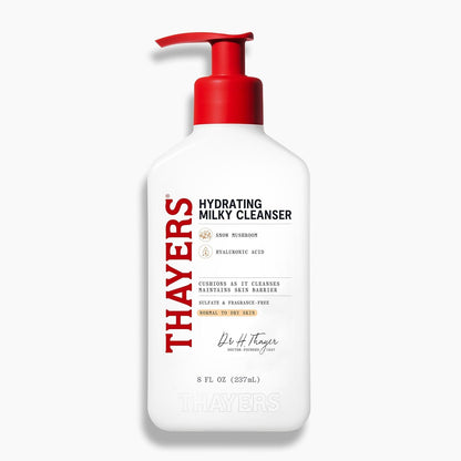 Thayers Milky Hydrating Face Cleanser with Snow Mushroom 237 ml (8 fl oz)