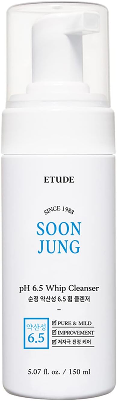 Etude House SoonJung pH 6.5 Whip Cleanser 150 ml (5.1 fl oz)