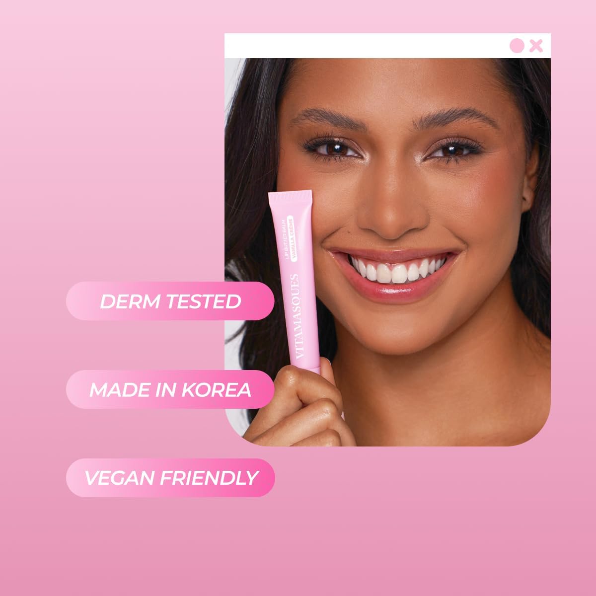 Vitamasques Peptide Tinted Lip Balm Vanilla Creme 0.33 fl oz - view 5