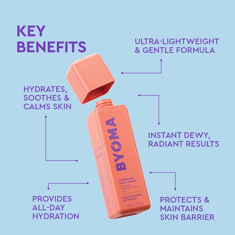 BYOMA Hydrating Milky Toner for Dry Skin, 150 ml - view 4