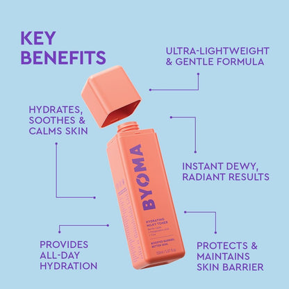 BYOMA Hydrating Milky Toner for Dry Skin, 150 ml - view 4