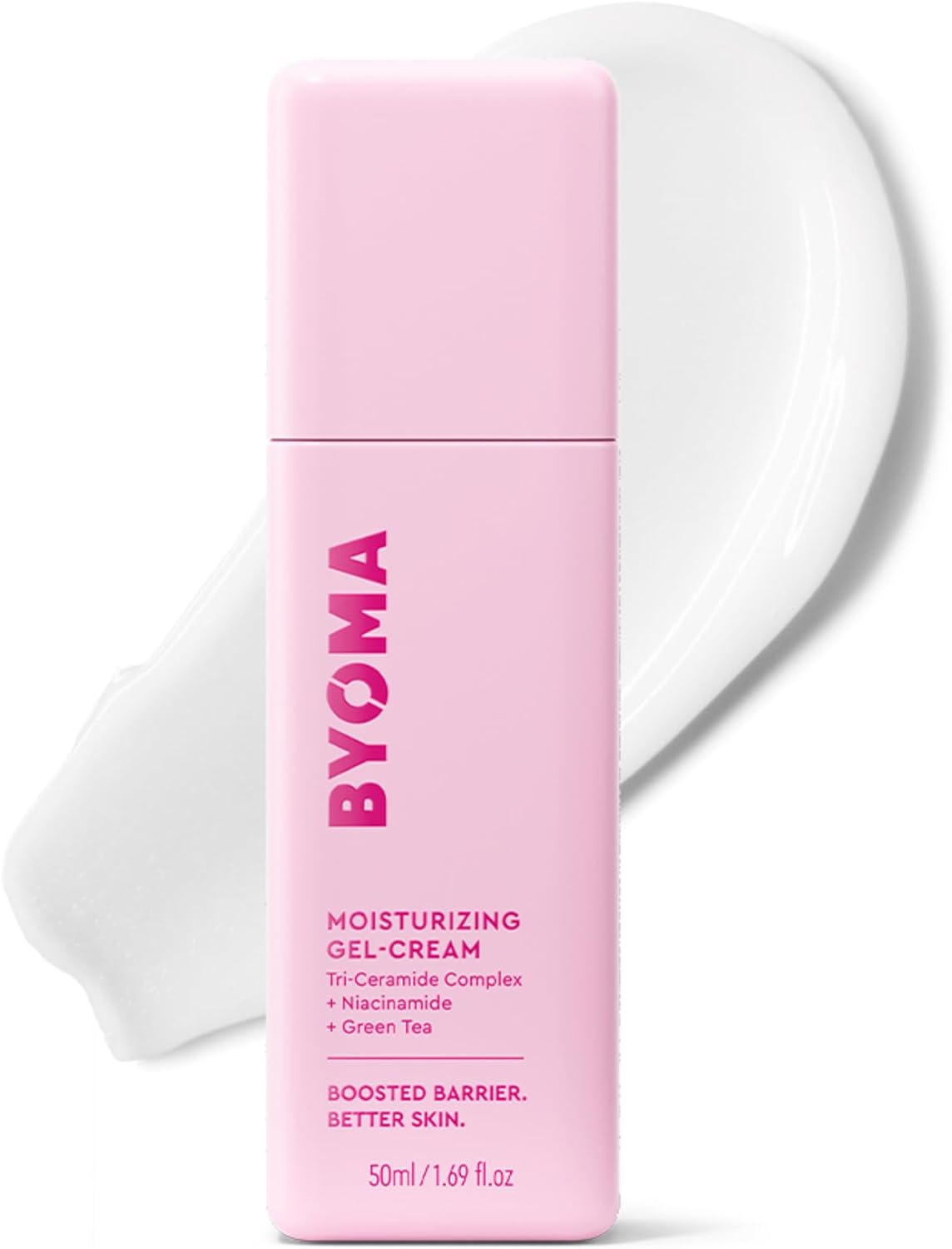 BYOMA Moisturising Gel Cream, Oil-Free Daily Moisturiser, 50 ml