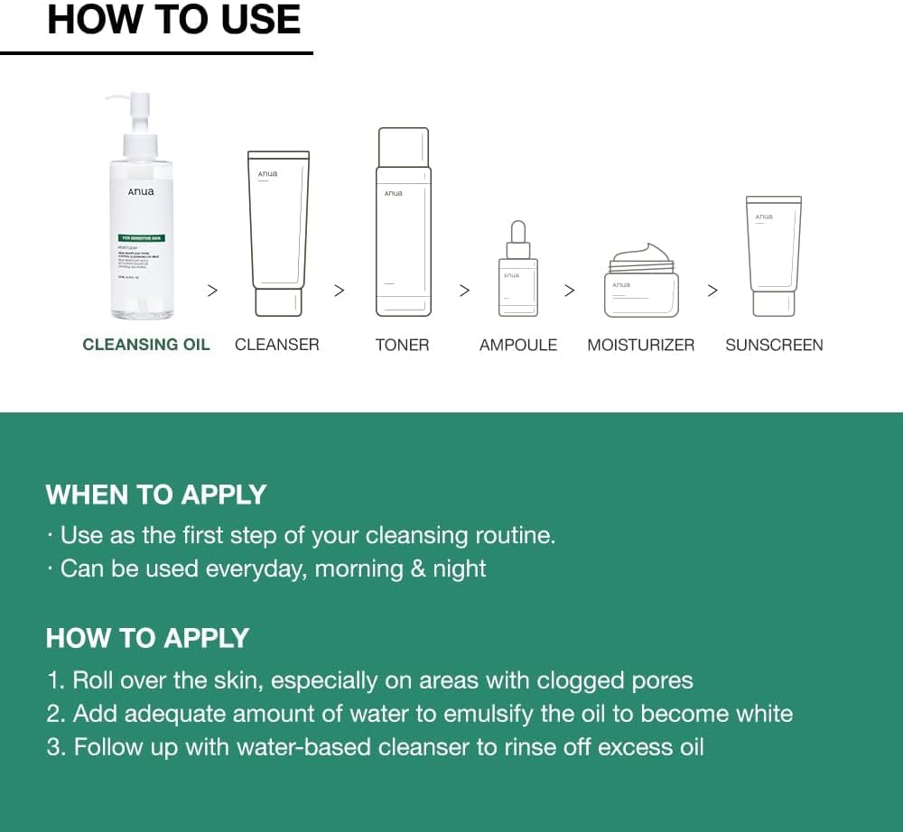 Anua Mild Double Cleanser Duo, Cleansing Oil Mild and Quercetinol Foam — product view