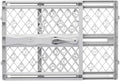MYPET Paws Portable Pet Gate, 66-101.6 cm (26-40 in) Wide, 58.4 cm (23 in) Tall, Light Grey