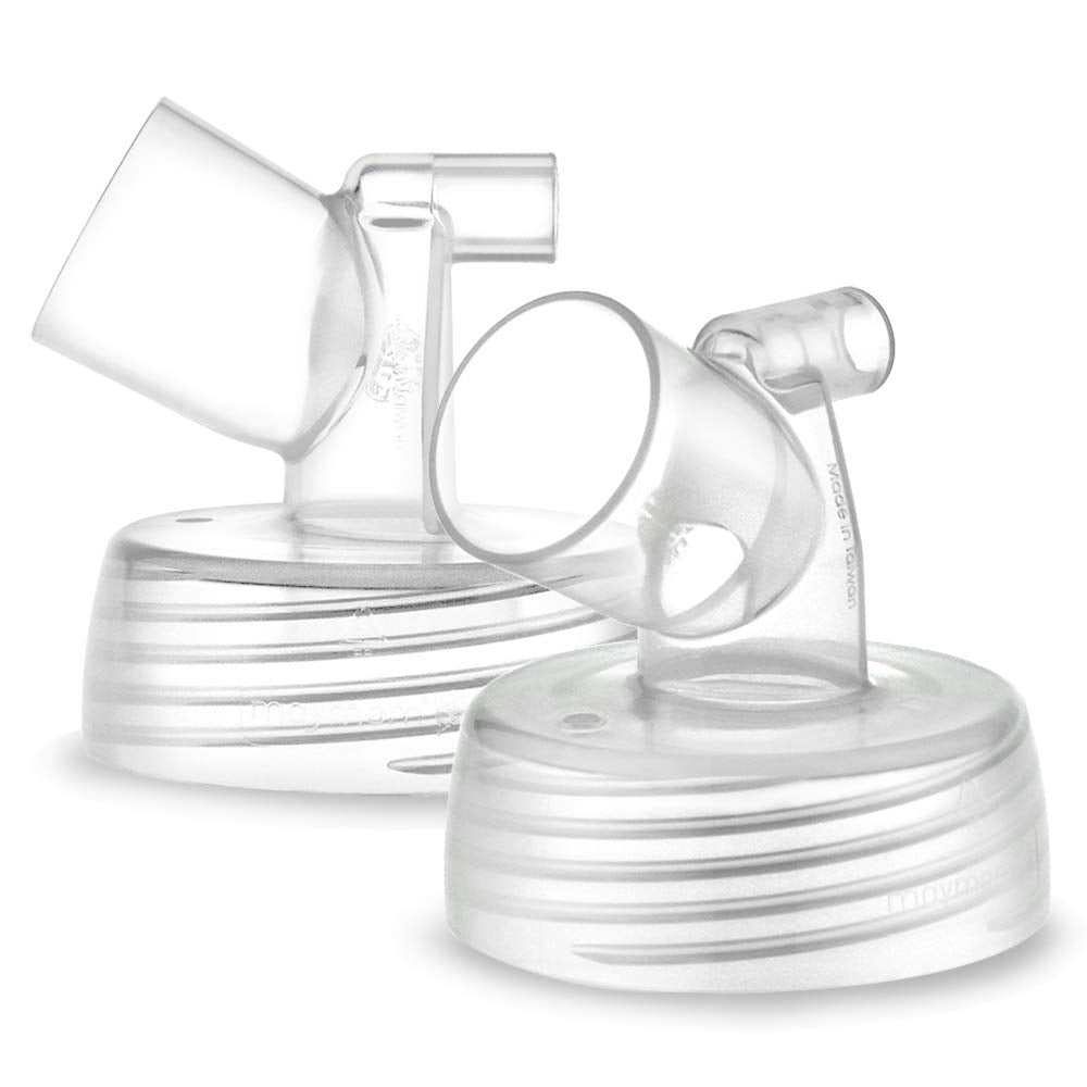 Maymom Wide-Mouth Breast Pump Connectors, 2 Pieces — product view