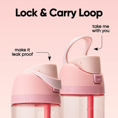 Owala FreeSip Tritan Water Bottle 25oz, Rose Quartz - view 5