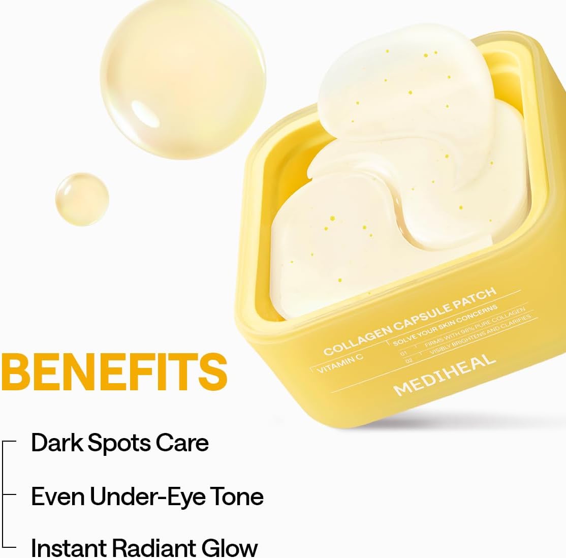 Mediheal Vitamin C Collagen Capsule Eye Patches, 60 Count - view 5