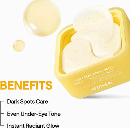 Mediheal Vitamin C Collagen Capsule Eye Patches, 60 Count - view 5