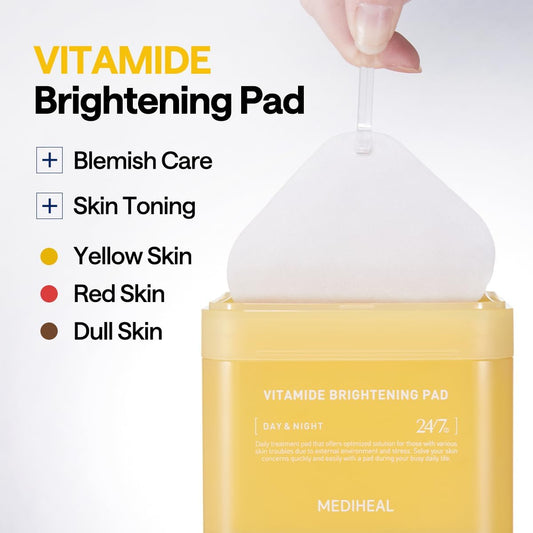 Mediheal Vitamide Brightening Toner Pads, 100 Count - view 2