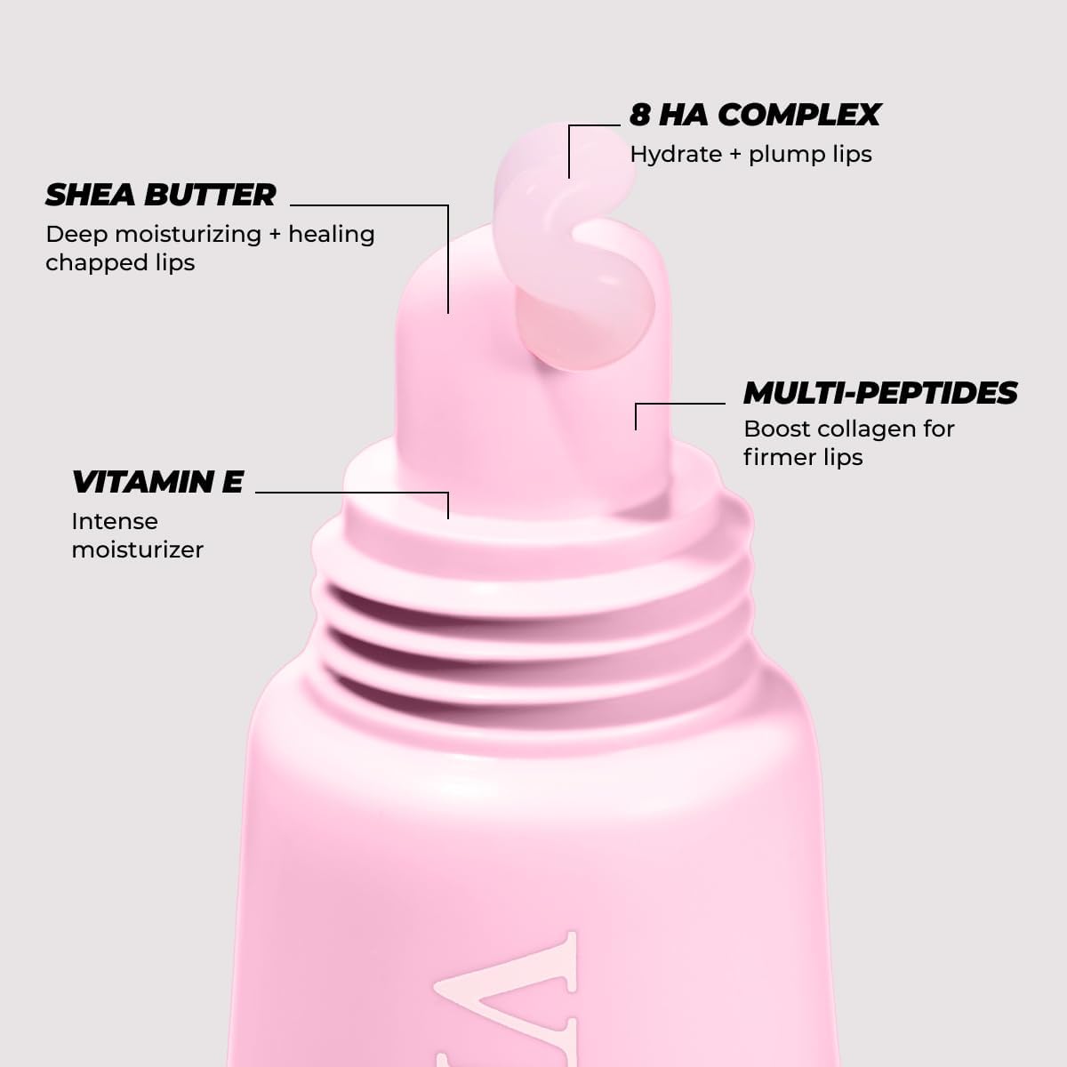Vitamasques Peptide Tinted Lip Balm Vanilla Creme 0.33 fl oz - view 3