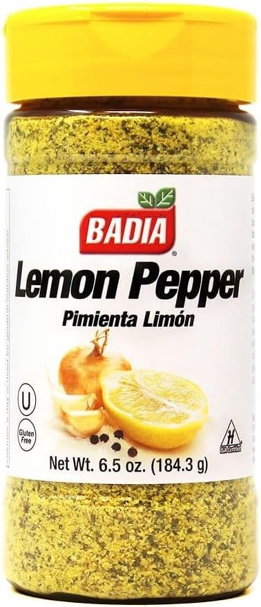 Badia Lemon Pepper Seasoning 184.3 g (6.5 oz)