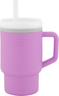 Infantino My 1st Tumbler Silicone Cup with Straw and Handle, 266 ml (9 fl oz), Lilac