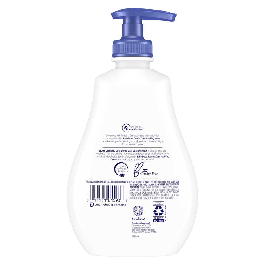 Baby Dove Derma Care Soothing Wash, 13 oz - view 2