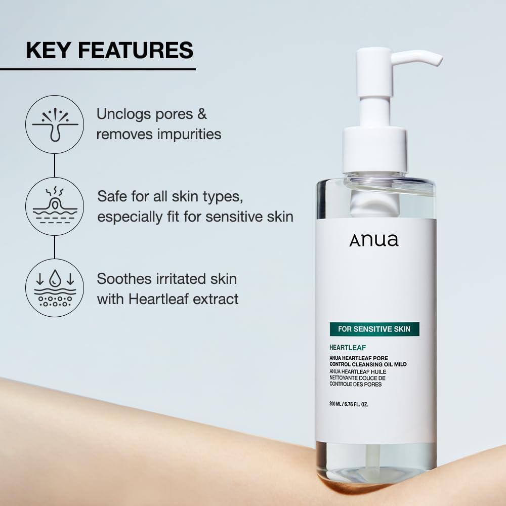 Anua Gentle Double Cleanser Duo, Cleansing Oil Mild and Foaming Cleanser - view 3