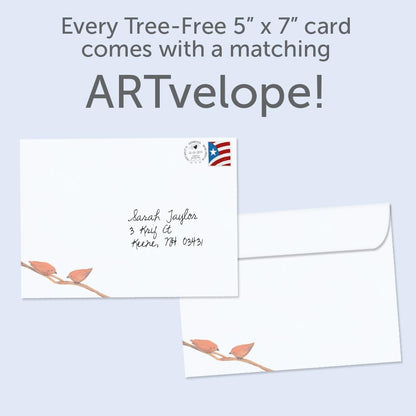 Tree-Free Greetings Bird Celebration Birthday Cards, Pack of 2 - view 4