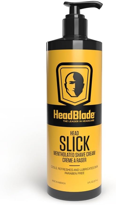 HeadBlade HeadSlick Mentholated Shave Cream, 8 fl oz
