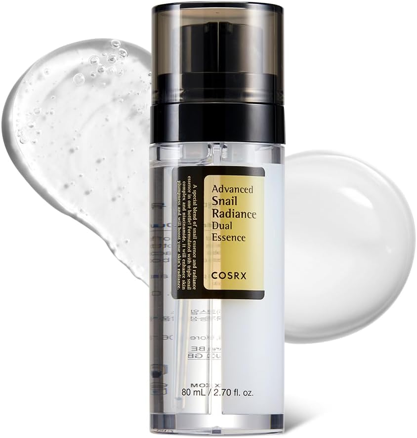 COSRX Niacinamide 5% and Snail Mucin 74% Dual Essence 80 ml (2.7 fl oz) — product view
