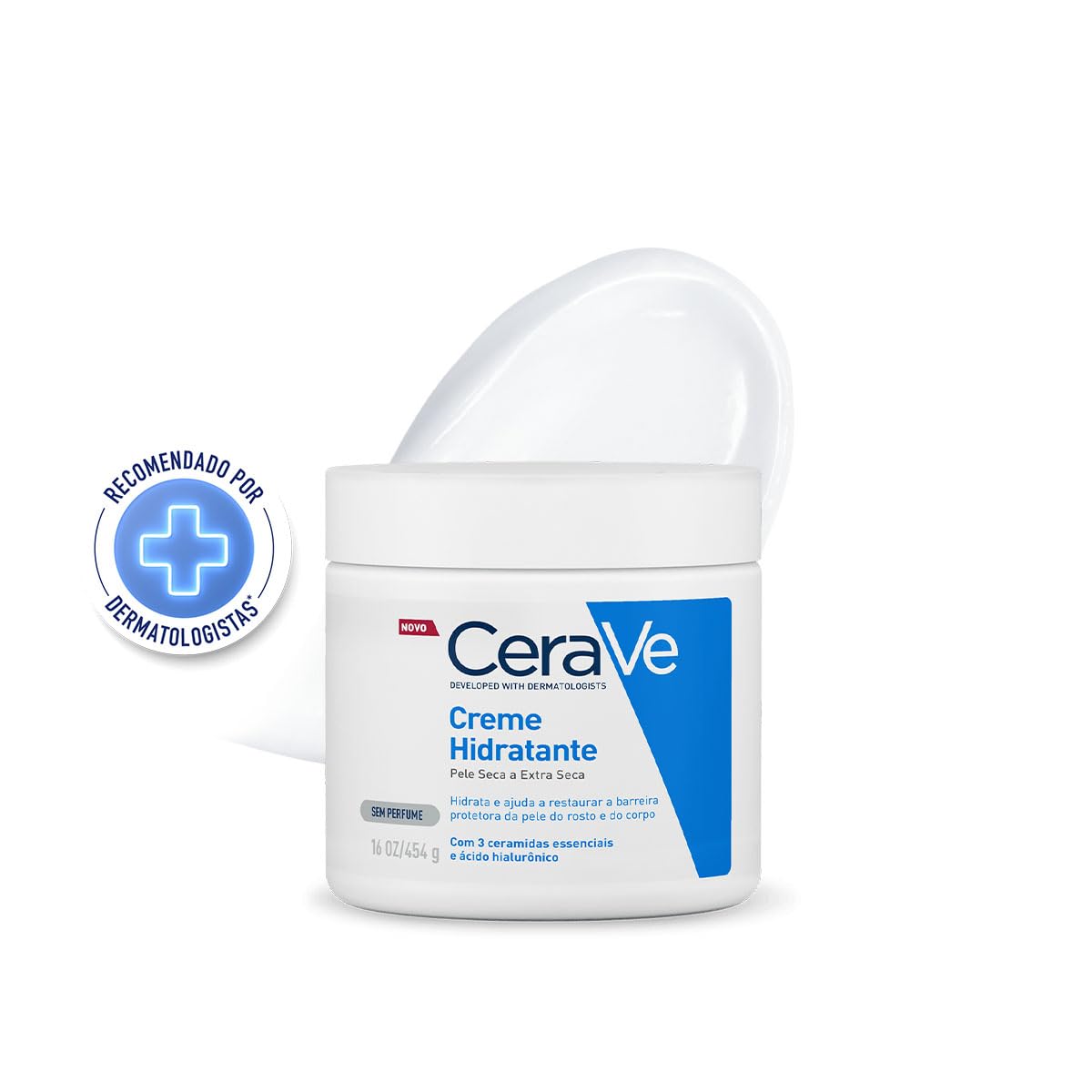 CeraVe Moisturizing Body Cream for Dry Skin 454 g (16 oz) — alternate product view