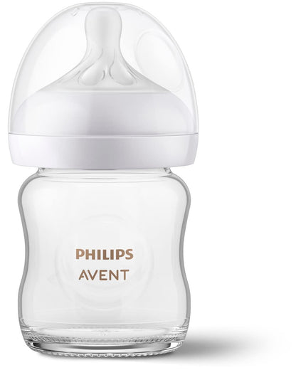 Philips Avent Natural Glass Baby Bottle 4 oz, Slow Flow - 1 Pack - view 4