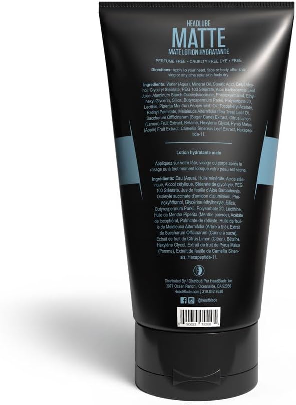 HeadBlade HeadLube Matte Moisture Lotion, 5 fl oz - view 2