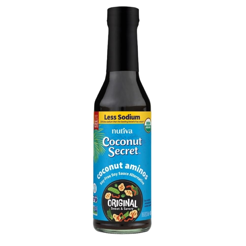Coconut Secret Coconut Aminos Soy-Free Seasoning Sauce 8 fl oz (237 ml)