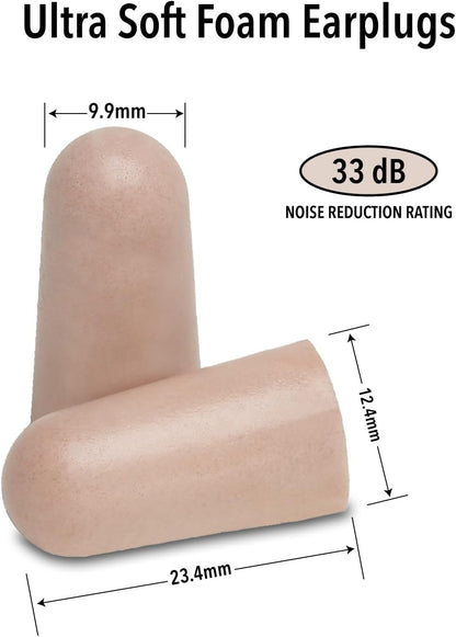 Mack's Ultra Soft Foam Earplugs, 50 Pair, 33 dB NRR - view 2