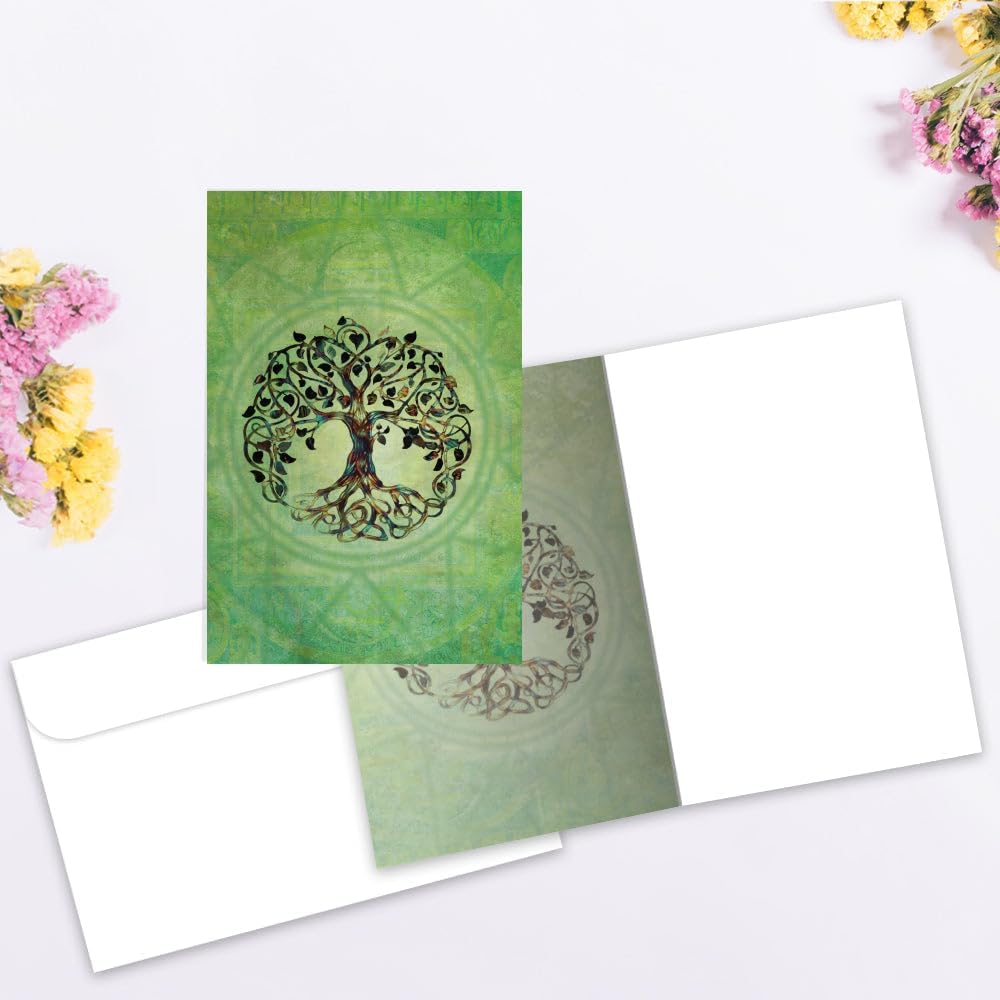 Tree-Free Greetings Tree of Life Notecards with Envelopes, Pack of 12 - view 2