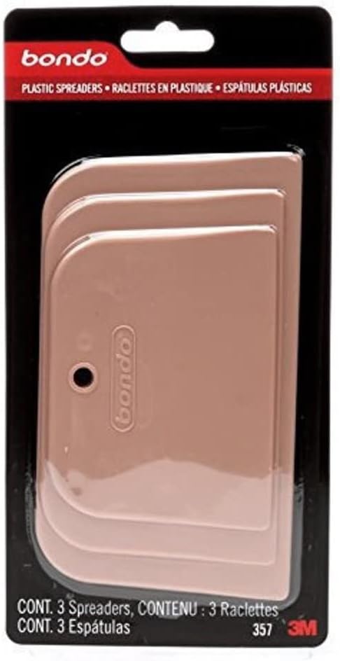 Bondo 357 Plastic Spreaders, 3 Piece