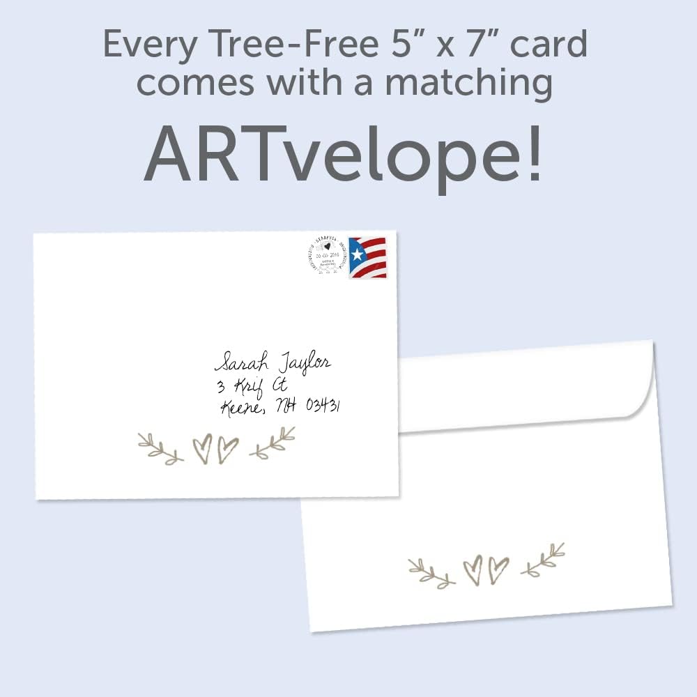 Tree-Free Greetings Wedding Card, Happily After Today, 5 x 7 Inch - view 4